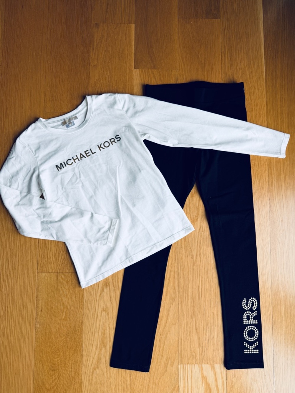 Michael Kors Long Sleeve Shirt and Legging Set | Brand NEW!